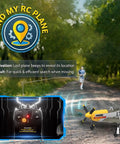 Powerful Brushless RC Plane For Adults With 4 Channel P51D Mustang RC Airplane 500mm Wingspan with find function in park