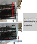 Blade measurements of Industrial Dual-Motor Shredded Meat Cutting Machine Floor-Mounted Food Grinder With 4mm Cutter 110V 800kg/h
