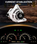 New Alternator Replacement For Pontiac Vibe 2003 2008 1.8L And Toyota Celica MR2 Corolla Matrix 2000 2008 1.8L L4 Engine on dashboard