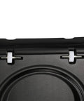 Close-up of Lightweight 15 Quart Oil Change Pan with Filter Drain Screen and 8 Inch Drain Opening