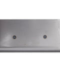 QLT Curved Concrete Edger Six By Two And Three Quarters Inch Blade With Three Eighth Inch Radius And One Half Inch Lip, blade detail