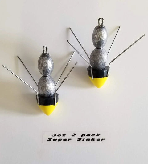 3 Oz Surf Sinker With Stainless Steel Rotating Wires, Aerodynamic Design For Farther Casts And Superior Sand Hold, Prevents Weight From Sliding In The Surf, Locking Arms Anchor In Sand, Pull Line For Quick Retrieval And Easy Recasts