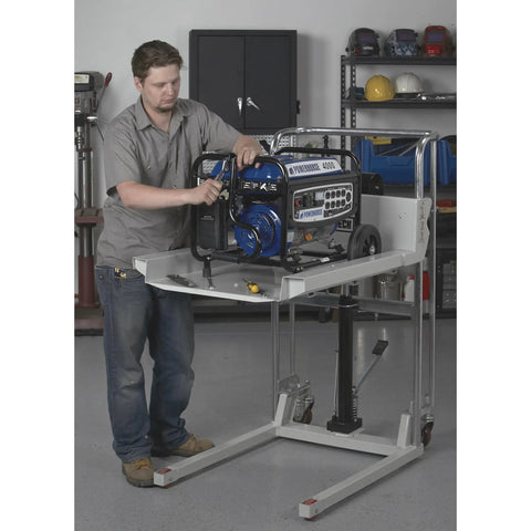 Slick Low Profile Foot Pedal Lift Table Cart With A Bombproof 1000 Lb Capacity And Spacious 36 By 24 In Deck Built For Garage Grind And Zero Hassle Heavy Load Movement