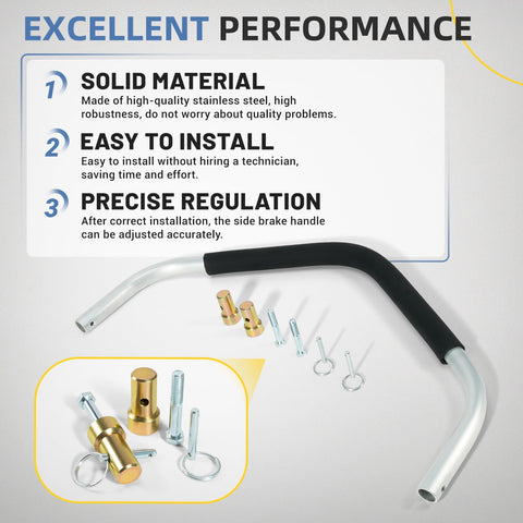 Hemming Handle Pins Assembly 10540 For Tapco Brake PRO 14 PRO 19 PRO 50 Maximum Siding Brake Handle Replacement Parts Includes 11397 Pull Pins And 11398 Plugs And Bolts No Fuss Install