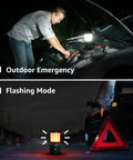 Beast Bright Camping Lantern LED Battery Powered 1500 Lumen, 360 Degree Beam used for a car emergency at night