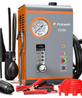 Plumb Line Evap Check Pro Grade Smoke And Air Leak Detector With Adjustable Flow And Pressure Gauge For Intake Exhaust Fuel Systems On 12V Rigs, compact design with pressure gauge.