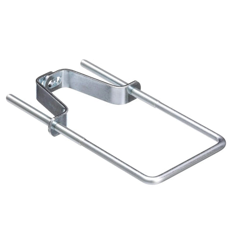 U Bolt Style Tire Carrier for Trailer Tongue or Frame Mount fits four or five lug rims holds eight to fifteen inch tires
