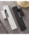 External Opening Door Buffer Closer For Auto Closing, Smooth Quiet Performance For Exterior Doors, Right Hand Opening, White Finish
