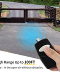 Multi Code Gate Opener Remote 300 MHz With 10 Dip Switches For Linear Garage Doors Five Pack Transmitters in use