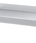 Stainless Steel Wall Shelf 24 Inch Wide by 12 Inch Deep, Heavy Duty Beefed Up Commercial Grade Storage with NSF certification visible