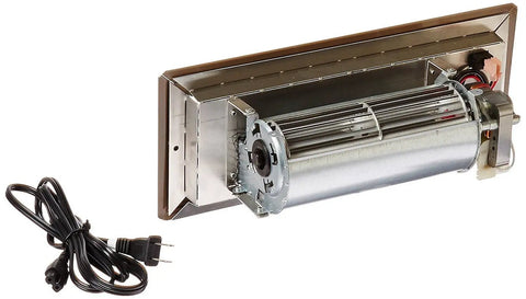 Register Booster Fan RB12 4x12 Inch Brown Grill So You Get 75 CFM Duct Booster With 1800 RPM 120V Quiet Operation Easy Install Screened Blower Wheel