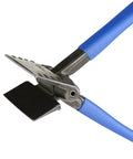 Sheet Metal Seamer Tong 3 Inch Straight Bender For DIY And Pros, A Real Pro Grade Tool For HVAC Auto Repair And Home Projects, Straight Handle Forming Tool With One And One Quarter Inch Throat Depth And One Quarter Inch Gradations, Made In USA