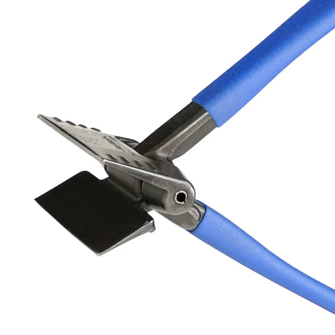 Sheet Metal Seamer Tong 3 Inch Straight Bender For DIY And Pros, A Real Pro Grade Tool For HVAC Auto Repair And Home Projects, Straight Handle Forming Tool With One And One Quarter Inch Throat Depth And One Quarter Inch Gradations, Made In USA