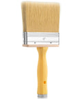 Deck Stain Brush 4 Inch For Smooth Even Coverage On Wood And Exterior Surfaces Pro Grade Large Paint Brush with yellow handle