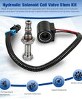 Solenoid Valve Coil And Hydraulic Spool Valve Stem Element Kit Pro Grade For Bobcat Skid Steer Loaders with coil and valve stem