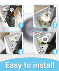 Installation steps for 4 Pack DC97-16350 Series Suspension Rods Replacement Kit For Front Load Washers Easy Install