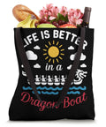 Dragon Boat Racing Paddler Tote Bag For Dragonboating Enthusiasts And Paddling Teams A Durable Everyday Carryall For Men And Women