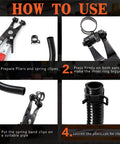 Do It All Hose Clamp Kit With 324 Pcs And 23 Size Range From 6 To 38 Millimeter Clamps, Includes Swivel Jaw Clamp Plier, usage steps
