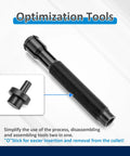Wsays inner single cam bearing installer and puller tool with black threaded shaft and small adapter inset