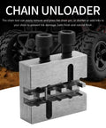 35 Chain Breaker Tool For Racing Chain Pin Removal And Pressing CNC Steel Construction Silver Finish Built For Precision And Easy Operation