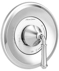 Delancey Valve Trim Kit With Double Ceramic Pressure Balance Cartridge One Piece Ceramic Disc Mixing Valve Universal Fit Polished Chrome Finish