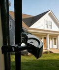 Toyota Tundra Rear Window Latch Lock Bolts Set 2 Pcs Nuts Screws For Quarter Glass Window, close-up installed on truck.
