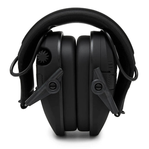 Razor Electronic Quad Muffs With Bluetooth 360 Degree Sound Capture 4 Microphones 23 dB NRR Hearing Protection For Range Shooting Black Includes 2 AAA Batteries