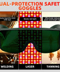 Industrial Grade Shade 5 Welding Goggles Built Different For Serious Eye Protection And Anti Fog Side Vents Ideal For Plasma Cutting And Soldering Tasks ANSI Certified Tough As Nails Polycarbonate Lenses with protective tint and glare reduction.