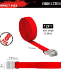 8 Pack 1 Inch By 12 Foot Lashing Tie Down Straps With Cam Buckle 600 Lbs Breaking Strength Carrying Bag Red For Moving