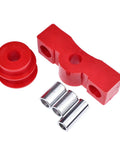 Honda Shifter Stabilizer Bushing Kit For Civic CRX Del Sol 1988 To 2000 1.5L 1.6L SOHC 16V L4 Engines Smooth Shifts And Handling Reduce Slop For Confident Daily Driving. Red polyurethane bushing kit with metal sleeves