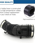 Honda Air Intake Hose Duct Tube Replacement For 2008 2012 Accord 2.4L Ex Ex-L LX LX-S And 2012 2015 Crosstour 2.4L High Temperature Rubber