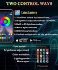 RGB Car Interior Lighting Kit With Fiber Optic 6 In 1 Ambient Light features app and remote control for 16M colors and modes