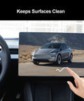 Tesla Model Y Juniper Plus Model 3 Highland Matte Screen Protector 9H Tempered Glass Anti Glare Display Guard on dashboard