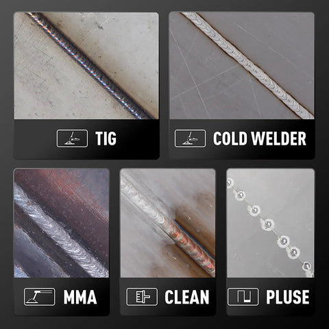 Multifunction TIG Welder With Cold Welding Capabilities And Pulse Mode For Fast Clean Welds Hot And Cold TIG Options Minimal Spatter