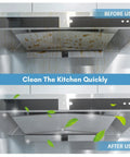 Before and after use of Handheld Steam Cleaner Powerhouse With 1050W Heat And Heavy Duty, Pressurized Steam Cleans Like A Pro.