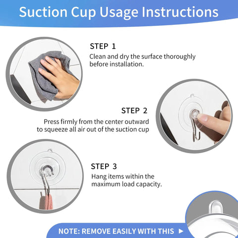 Ultra Strong 18 Pack Suction Cup Hooks With A Rock Solid 10 Pound Grip, Reusable Clear Adhesive Organization Hooks For Glass Tile Shower And Kitchen Windows That Make Hanging Things A Breeze