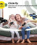 Indoor Nano Drone For Kids And Beginners With Auto Hover And Toss To Launch Circle Fly And 3D Flips Headless Mode