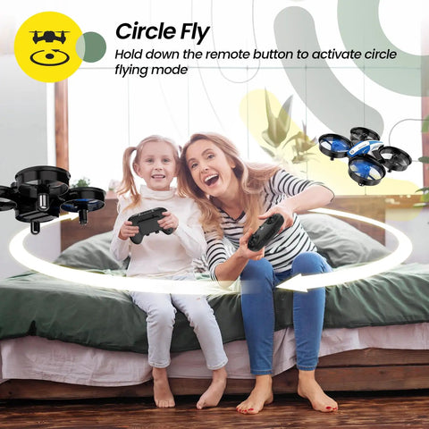 Indoor Nano Drone For Kids And Beginners With Auto Hover And Toss To Launch Circle Fly And 3D Flips Headless Mode