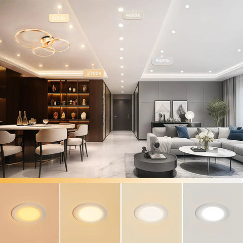2 Inch Dimmable Led Recessed Downlights With Integrated Driver 3000K Warm White Canless Ceiling Lights 3W Halogen Replacement Built Different Aluminum Housing Hassle Free Install 4 Pack
