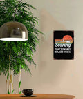 Aviation Themed Aluminum Wall Sign Dope 8x12 Inch Durable Metal Decor For Home Office Garage Man Cave Flight School Club Gift For Pilots And Aviation Enthusiasts displayed on a wall.