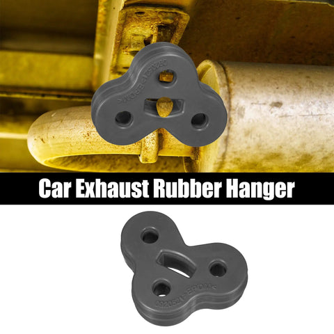 High Performance 11mm Triple Hole Muffler Exhaust Hanger Rubber Bushing Mount Bracket For Land Rover Xf And Xj Models Fits 2008 To 2018 Black Replacement Kit To Keep Your Ride Smooth And Silent On The Road, black rubber exhaust mount