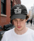 No Crying On The Yacht Trucker Hat For Son Funny Nautical Cap With Adjustable Strap Casual Outdoor Wear For Travel Photos