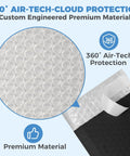 Close-up of bubble wrap texture on a Self Sealing Waterproof Bubble Mailer 4x8 Inch With 4x7 Usable Space Padded Lightweight Shipping Bag