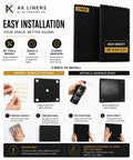Level Up Your Space With These Dope High Density Egg Crate Acoustic Foam Panels 2 Pack 48x24x2 installation guide with options