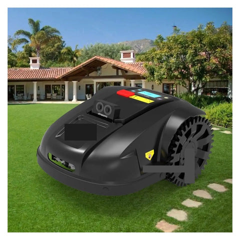 Smart Robot Lawn Mower With Ultrasonic Sensor And WiFi App No Fuss Maintenance Quiet Operation 1800m2 Coverage on lawn
