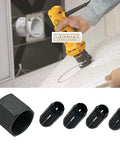 Cut Out Tool Collet Chuck Set, Five Pack with four collets and nut, used on DW660 palm router, one eighth inch to one quarter inch sizes
