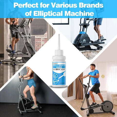 Two Pack Elliptical Lubricant For Home Under Desk Ellipse Leg Exerciser And Electric Seated Pedal Trainer, Cuts The Noise And Keeps Your Machine Running Smoothly With Easy One Step Application And Long Lasting Performance. 3 fl oz bottle