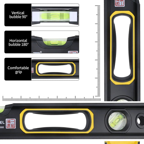 Heavy Duty 32 Inch Magnetic Bubble Level With Boss Level Magnet Grip And Kickass Aluminum Body For Ninja Level Accuracy On Every Diy Renovation Gig Or Construction Project