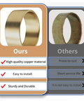 Bronze Bushing Replacement 2 Pack For Lawn Mower Clutch Parts 20 And 30 Series With Three Quarter Inch Crankshaft Fit 200349A 350339 Compatible Durable Bronze Bushing Set For Easy Install In Garden Equipment, brass bushing comparison