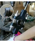 Integrated Half Shaft Sleeve Thread Corrector Repair Tool Kit For Universal Half-Axle Sleeve Threads, in use for repair